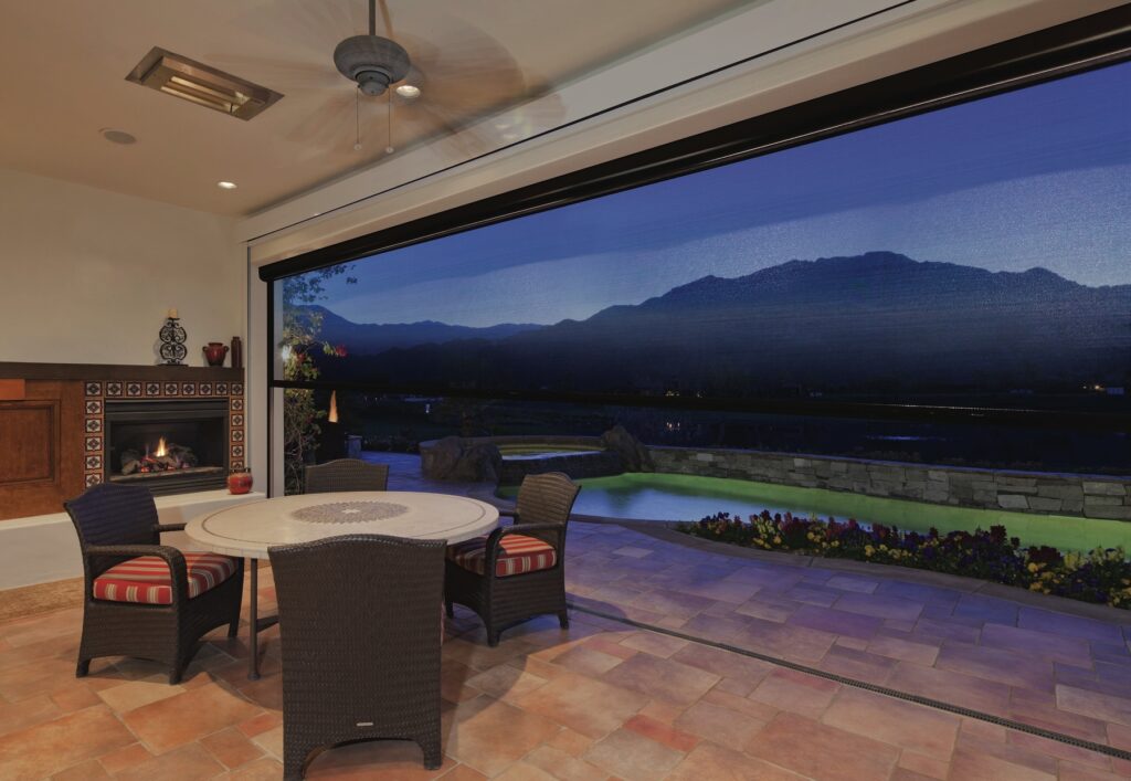 motorized screen - nuimage outdoors