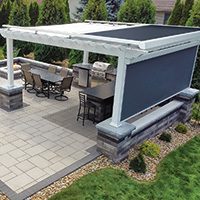 motorized screen - nuimage outdoors